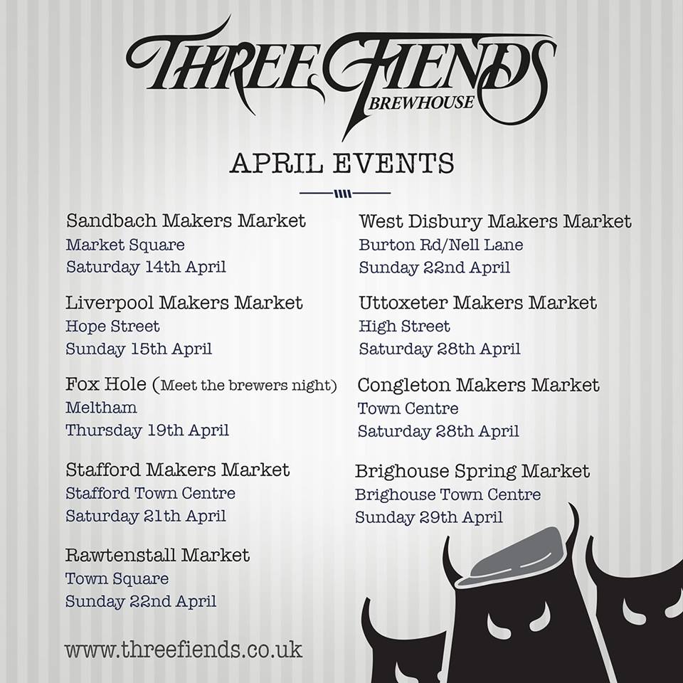 Three Fiends On Tour – Three Fiends Brewhouse