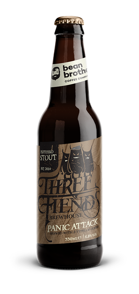 Panic Attack Espresso Stout 6.8% - Three Fiends Brewhouse