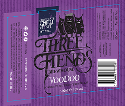 Voodoo Stout 6.0% Case - Three Fiends Brewhouse